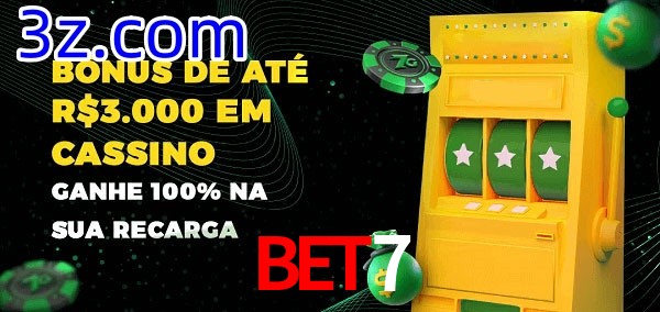 BET7 melhor bônus de depósito